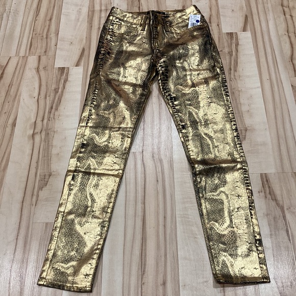 NWT JUST USA BLACK LABEL Python PRINT PANTS - Picture 4 of 6
